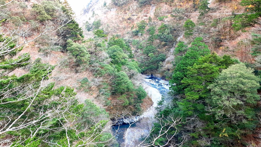 静岡の寸又峡温泉　夢の吊り橋　ハイキングコース