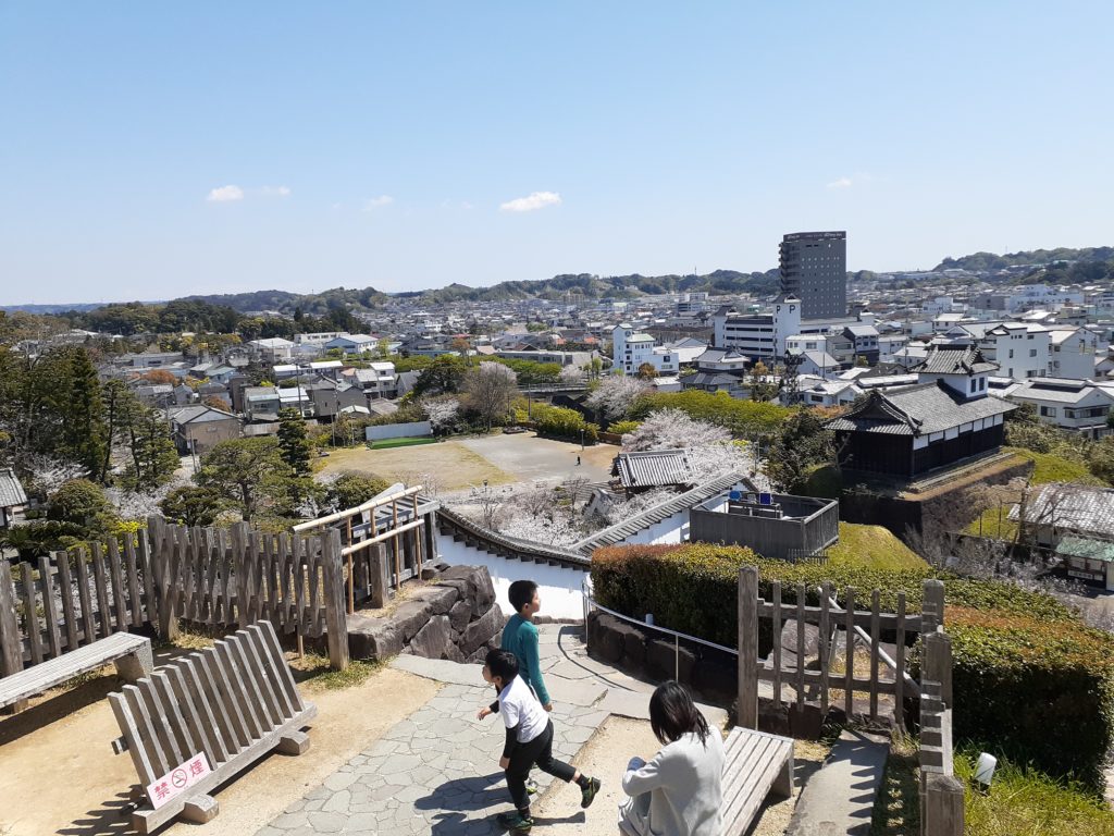 掛川城からの眺め