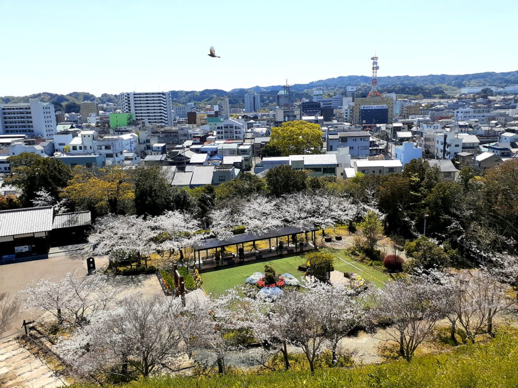 掛川城からの眺め