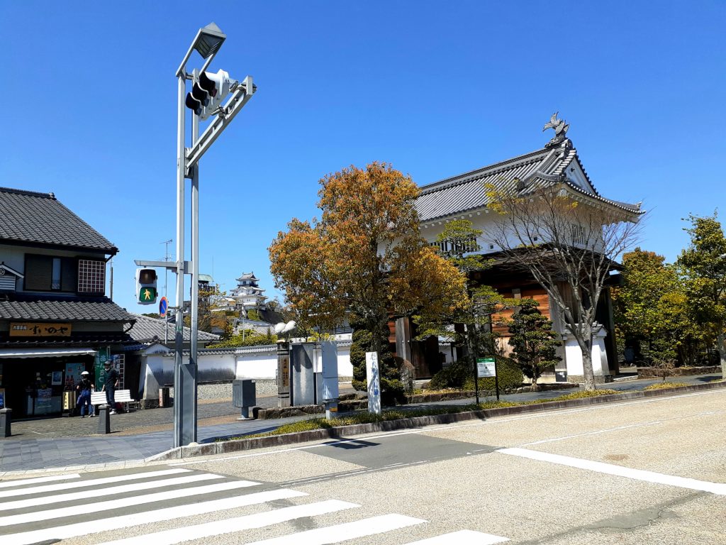 掛川城の大手門